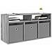 Lowboard con cassetto Grigio Sonoma 87 x 27,5 x 43 cm - Foto miniatura 3