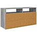 Lowboard con cassetto Grigio Sonoma 87 x 27,5 x 43 cm - Foto miniatura 8
