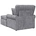 Chaise Longe con Gonna Grigio Chiaro 157 x 91 x 91 cm ARES - Foto miniatura 6