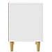 Comodino Bianco Lucido 43 x 34,5 x 50 cm Legno ingegnerizzato - Foto miniatura 4