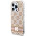 Dkny Iml Custodia Magsafe Per Iphone 13 Pro Max Con Motivo A Scacchi E Strisce Decorate - Rosa - Foto miniatura 2