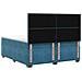 Letto box spring con materasso Blu 200 x 200 cm Velluto - Foto miniatura 8