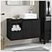 Set di mobili per il bagno 2 pz Nero Legno ingegnerizzato - Foto miniatura 8