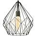 Carlton 49257 Lampada Da Soffitto Nera - Foto miniatura 4