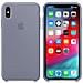 Custodia in silicone (per iPhone XS Max) - Grigio lavanda - Foto miniatura 1