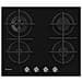 Piano Cottura CVG6BR4WPB a Gas 4 Fuochi Gas Colore Nero - Foto miniatura 1