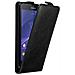 Custodia Compatibile Con Sony Xperia T3 In Nero Di Notte - Coperchio Protettivo In Design Flip Con Chiusura Magnetica - Foto miniatura 1
