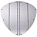 Scudo Proteggi Prua In Acciaio Inox Modello 2 345x350x1,5mm #trn3503010 - Foto miniatura 1
