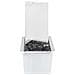 Fontana Da Giardino Con Pompa In Acciaio Inox 76 Cm Triangolare - Foto miniatura 3