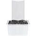Fontana Da Giardino Con Pompa In Acciaio Inox 76 Cm Triangolare - Foto miniatura 4