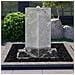 Fontana Da Giardino Con Pompa In Acciaio Inox 76 Cm Triangolare - Foto miniatura 2
