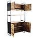 Pinus Black - Credenza In Pino Riciclato - Foto miniatura 3