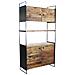 Pinus Black - Credenza In Pino Riciclato - Foto miniatura 1