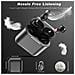 T6 Vero Wireless Auricolari Delle Cuffie Bluetooth Touch Control Con Wireless Charging Caso Ipx8 Auricolari Impermeabili Tws Stereo In Ear Costruito Nel Microfono Auricolare Di Qualit Bassi Profondi Per Lo Sport Nero - Foto miniatura 1