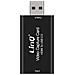 Scheda Acquisizione Audio E Video Hdmi A Usb 2.0 Full Hd 4k Uhd Nera - Foto miniatura 1