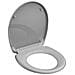 Tavola WC Duroplast Chiusura Ammortizzata Sgancio Rapido GREY - Foto miniatura 2