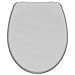 Tavola WC Duroplast Chiusura Ammortizzata Sgancio Rapido GREY - Foto miniatura 1