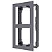 Cornice 2 Moduli Da Parete Intercom Plastica Nero - Ds-kd-acw2 - Foto miniatura 4