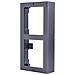 Cornice 2 Moduli Da Parete Intercom Plastica Nero - Ds-kd-acw2 - Foto miniatura 2
