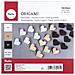 100 Fogli Di Carta Per Origami 15 X 15 Cm - Bianco-beige-nero - Foto miniatura 1