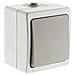 Pulsante Grigio Chiaro Ip54 - Akya - Foto miniatura 1