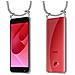 Catena Di Telefoni Cellulari Compatibile Con Asus Zenfone 4 Selfie Pro In Grigio Argento - Coperchio Protettivo In Silicone Con Anelli D'argento, Cinturino In Corda E Custodia Staccabile - Foto miniatura 8