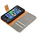 Custodia Compatibile Con Nokia Lumia 520 In Marrone Cappuccino - Coperchio Protettiva Con Chiusura Magnetica, Funzione Stand E Tasca Per Le Carte - Foto miniatura 7