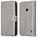 Custodia Compatibile Con Nokia Lumia 520 In Marrone Cappuccino - Coperchio Protettiva Con Chiusura Magnetica, Funzione Stand E Tasca Per Le Carte - Foto miniatura 8