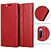 Custodia Compatibile Con Sony Xperia 10 Iii In Rosso Mela - Coperchio Protettiva Con Chiusura Magnetica, Funzione Stand E Tasca Per Le Carte - Foto miniatura 5