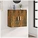 Mobile Pensile Rovere Fumo 60x30x60 Cm Legno Multistrato - Foto miniatura 1