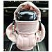 Divertente Copertura Del Cambio Per Auto, Copertura Del Pomello Del Cambio, Arredamento Invernale Per Interni Auto Pink - Foto miniatura 2