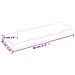 Piano Bagno Marrone 80x30x (2-6) cm Legno Massello Trattato - Foto miniatura 3