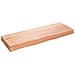 Piano Bagno Marrone 80x30x (2-6) cm Legno Massello Trattato - Foto miniatura 1