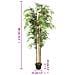 Albero Bambù Artificiale 500 Foglie 80 Cm Verde - Foto miniatura 7
