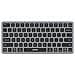 Tastiera Bluetooth D1092A Layout QWERTY US Monocromatica Colore Nero - Foto miniatura 3