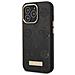 Cover Per Iphone 13 Pro Max Pu Peony Metal Plate, Nero - Foto miniatura 1