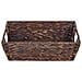 Set Di 2 Cestini Pandz Vimini Marrone Scuro - Foto miniatura 5