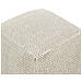 Pouf Joara Cotone Beige - Foto miniatura 4