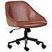Sedia Da Scrivania Bardsdale Pelle Sintetica Marrone - Foto miniatura 4