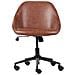 Sedia Da Scrivania Bardsdale Pelle Sintetica Marrone - Foto miniatura 5