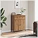 Credenza Rovere Artigianale 70x41x56 Cm In Legno Multistrato - Foto miniatura 5