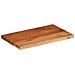 Piano Tavolo 50x30x3,8 Cm Rettangolare Legno Massello Acacia - Foto miniatura 2