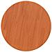Piano Tavolo Rotondo Marrone Cera 50x2,5cm Legno Massello Pino - Foto miniatura 2