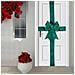 Fiocco Natalizio Verde Fuoriporta Decorazione Di Natale 49x52cm Addobbo Da Porta - Foto miniatura 2