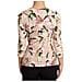 Blusa A Maniche Lunghe In Viscosa Stampa Giglio Rosa - It38-xs - Foto miniatura 3