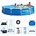Piscina Fuori Terra - In Giro - 366x76 Cm - Blu - Include Accessori Coordinati A1593 - Foto miniatura 1