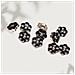 Eleganti Bottoni Per Camicie E Vestiti - Set Da 10 Black  24 - Foto miniatura 3