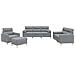 3201560 set di mobili per soggiorno Grigio - Foto miniatura 1