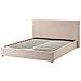 Letto Contenitore Bouclé Lavaur 180 X 200 Cm Tortora - Foto miniatura 4