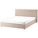 Letto Contenitore Bouclé Lavaur 180 X 200 Cm Tortora - Foto miniatura 5